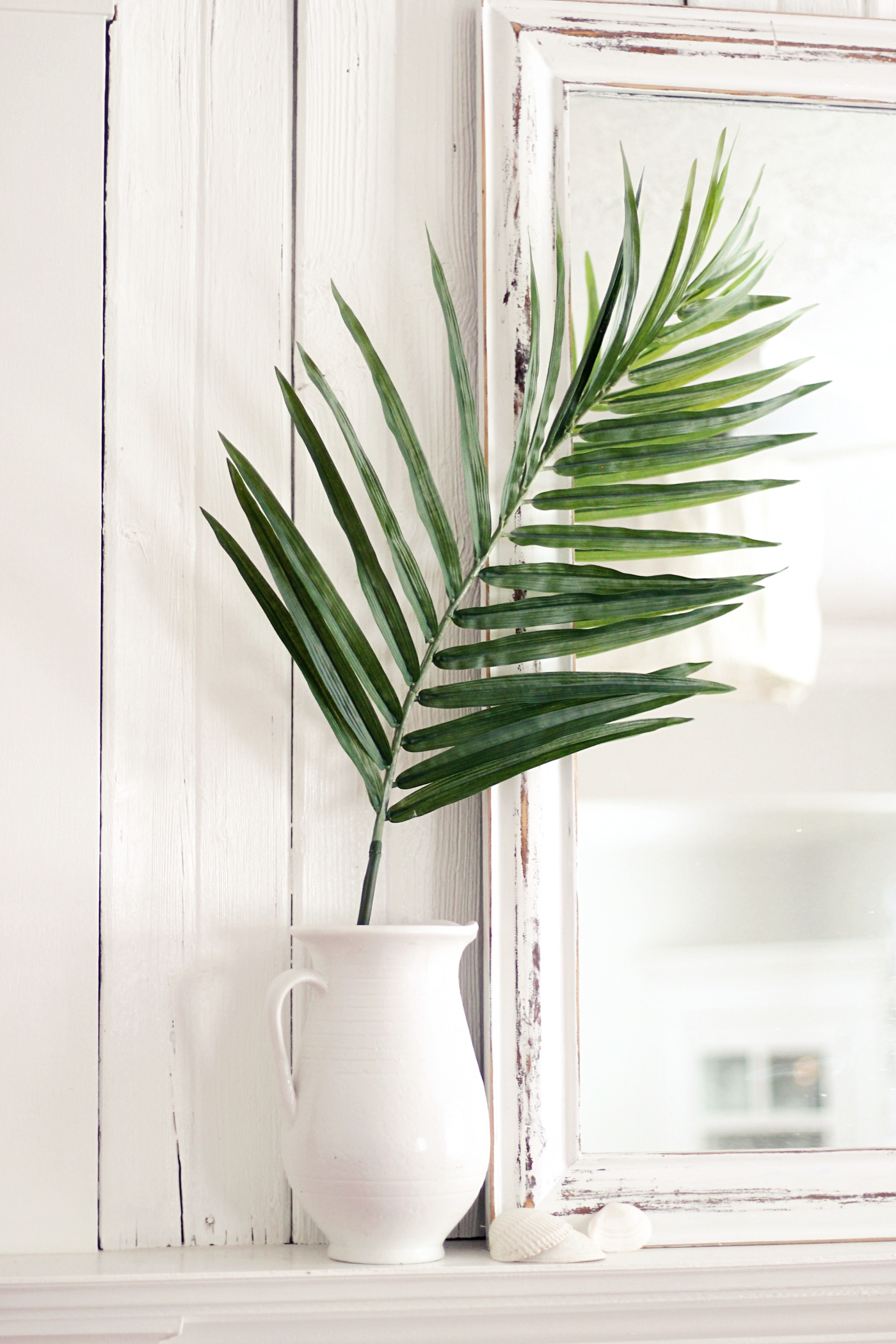 Add Instant Beach House Vibes with A Tropical Palm Leaf
