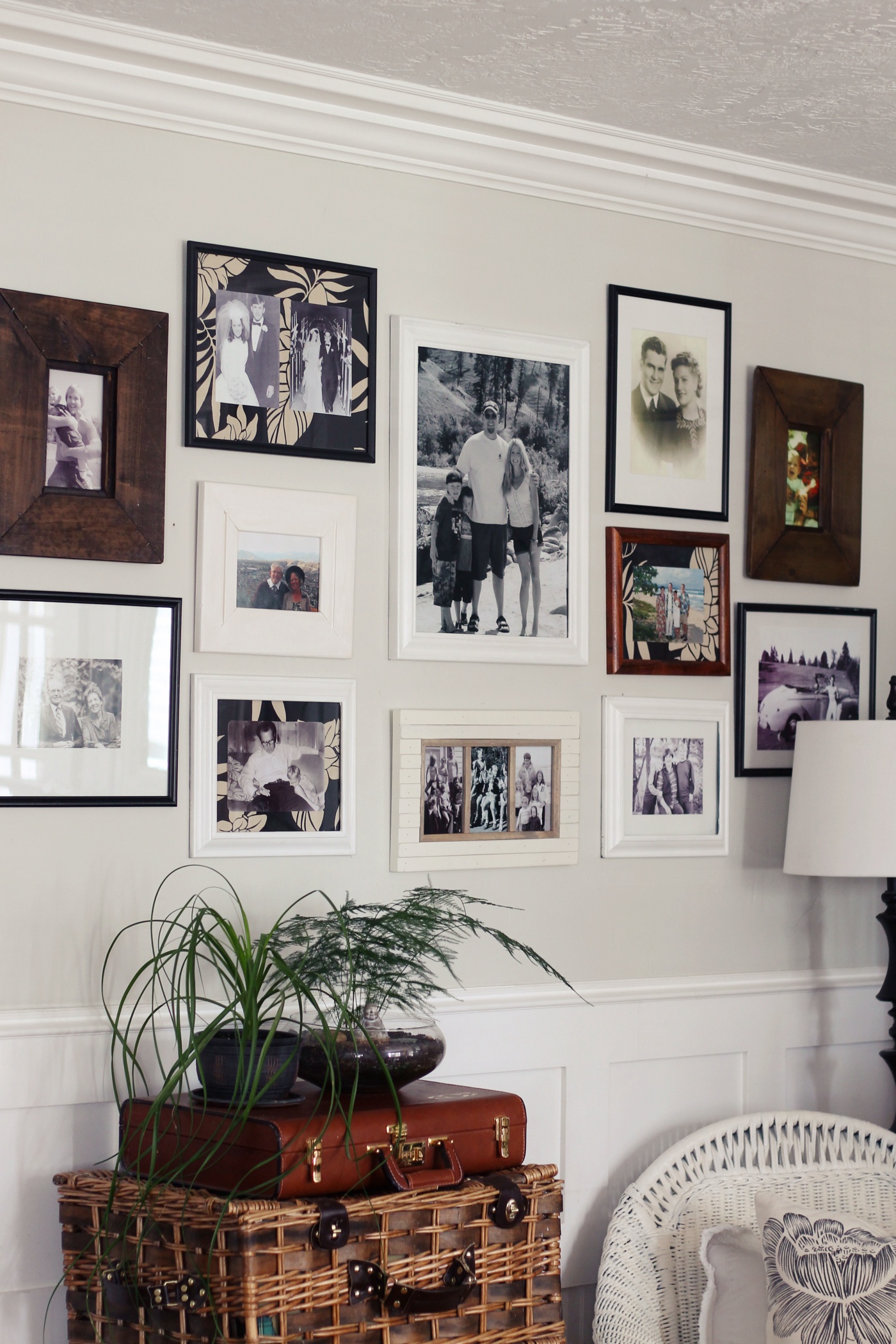 New Photo Gallery Wall in our Living Room. - The Wicker House