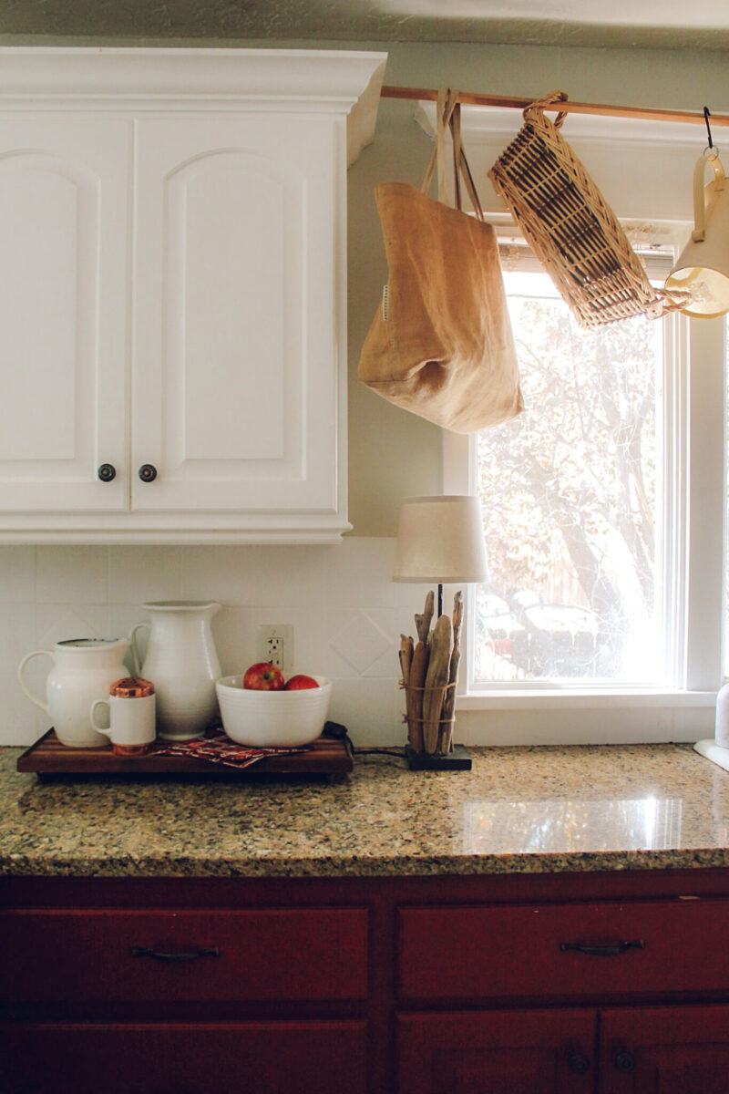 Hanging Baskets In Our Kitchen The Wicker House   IMG 0251 800x1200 