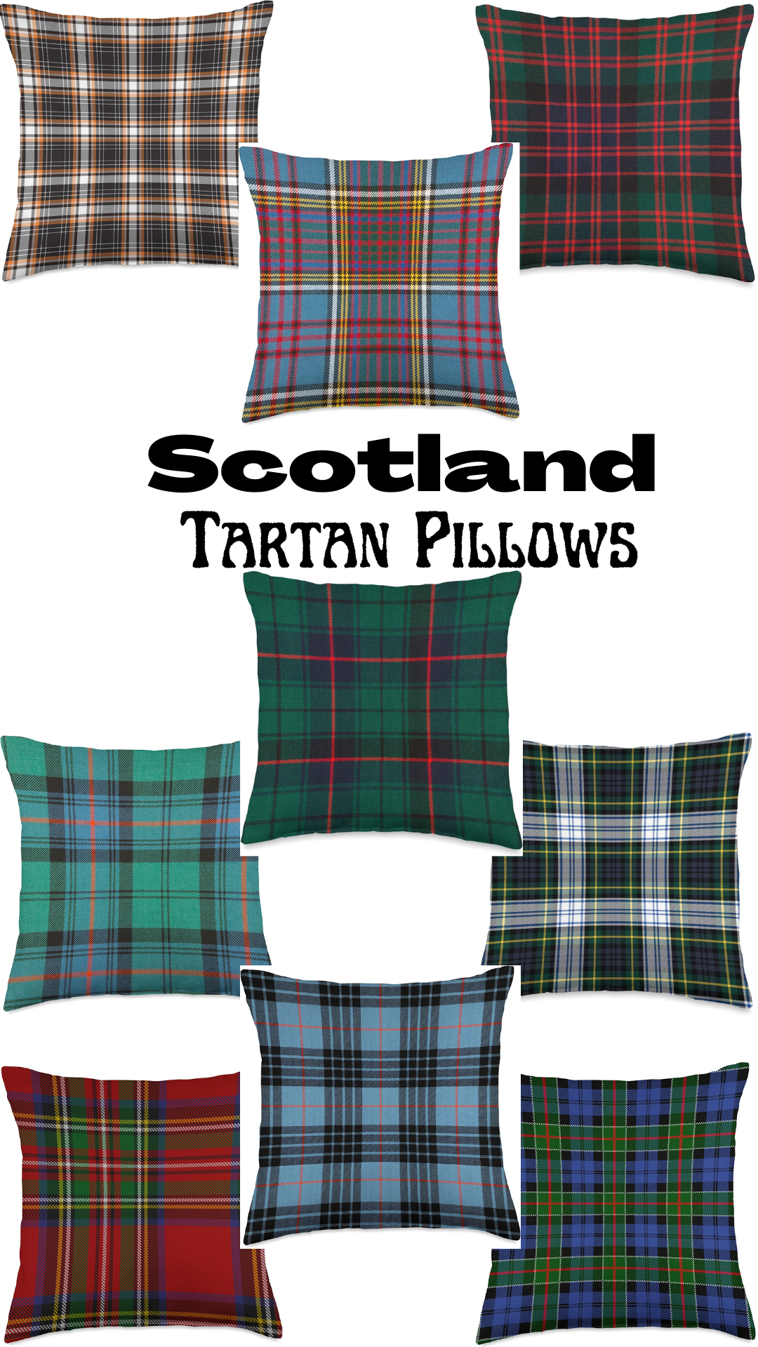 Scotland Tartan Pillows