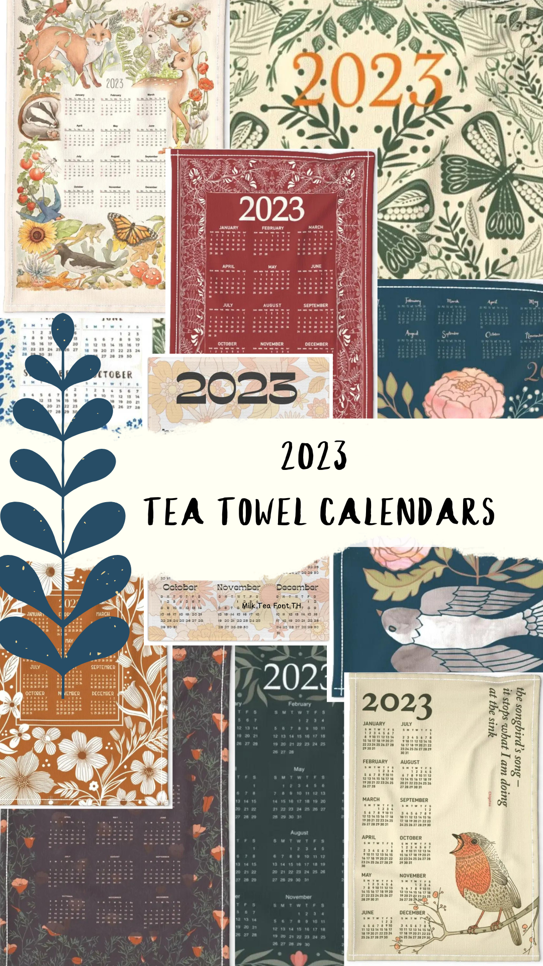 2023 Tea Towel Calendars
