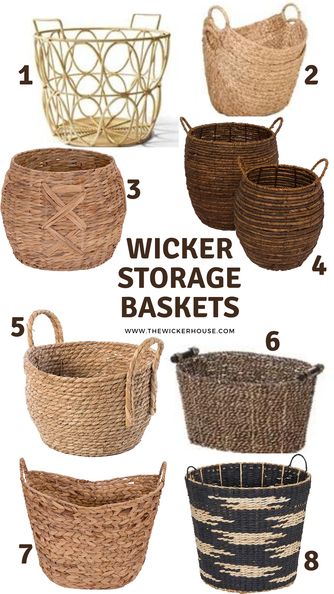Wicker Storage Baskets - The Wicker House