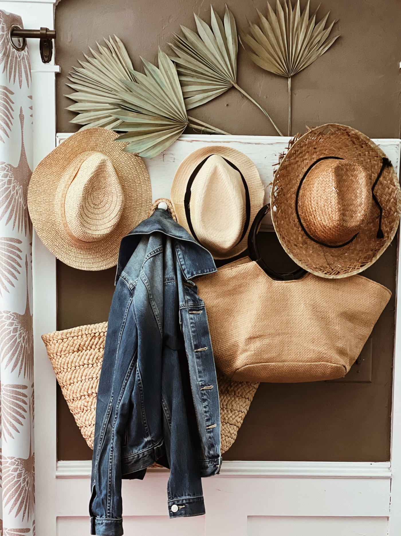 Decorating with Straw Hats - The Wicker House