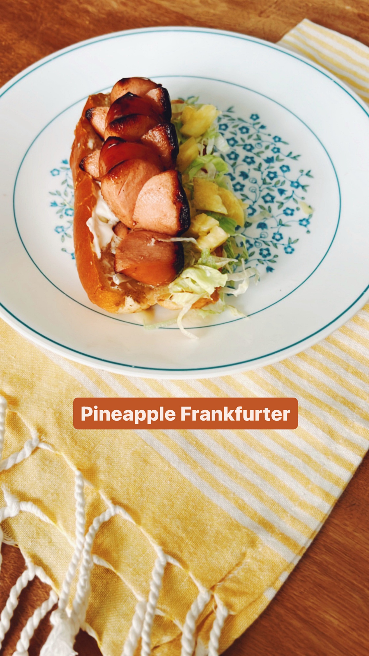 Pineapple Frankfurter