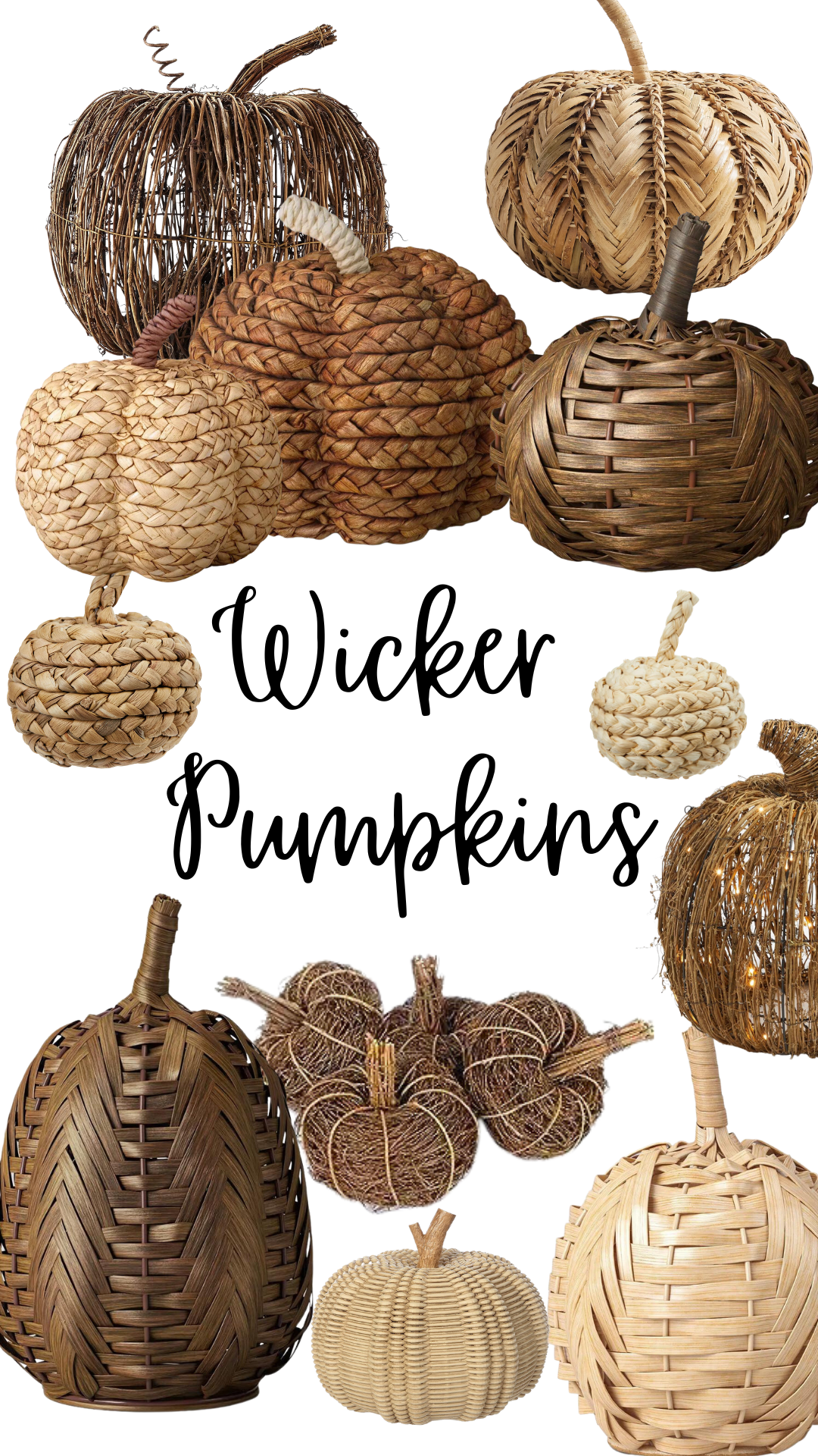 Wicker Pumpkins