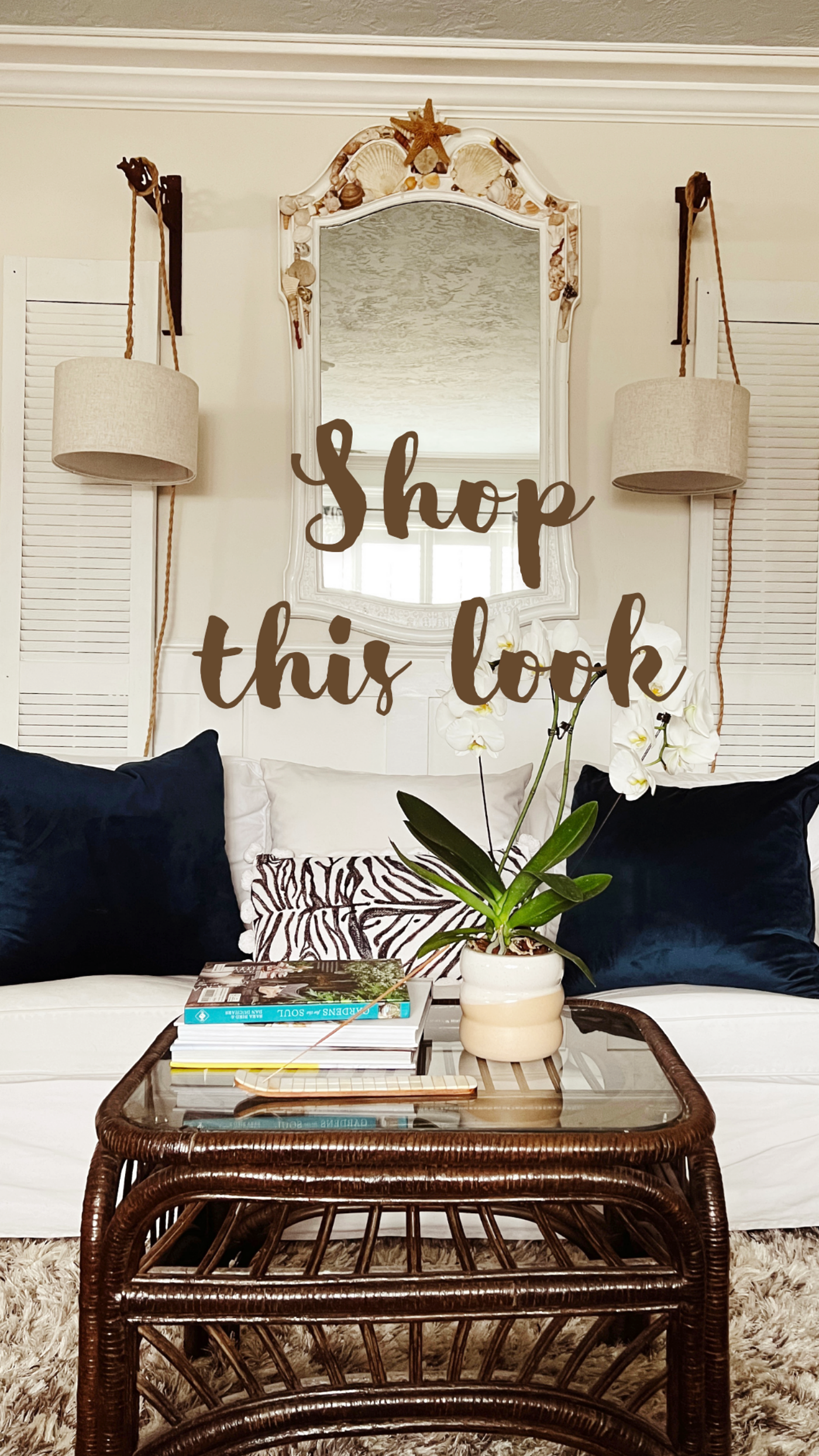 Tropical Living Room - Shop This Look