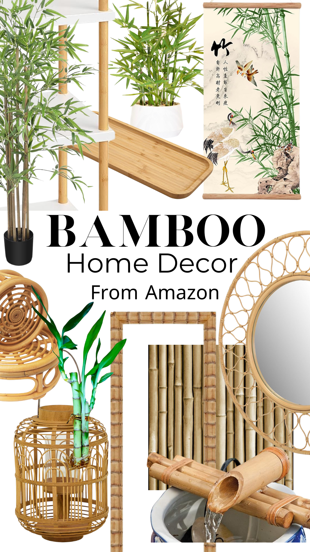 Bamboo Home Decor from Amazon