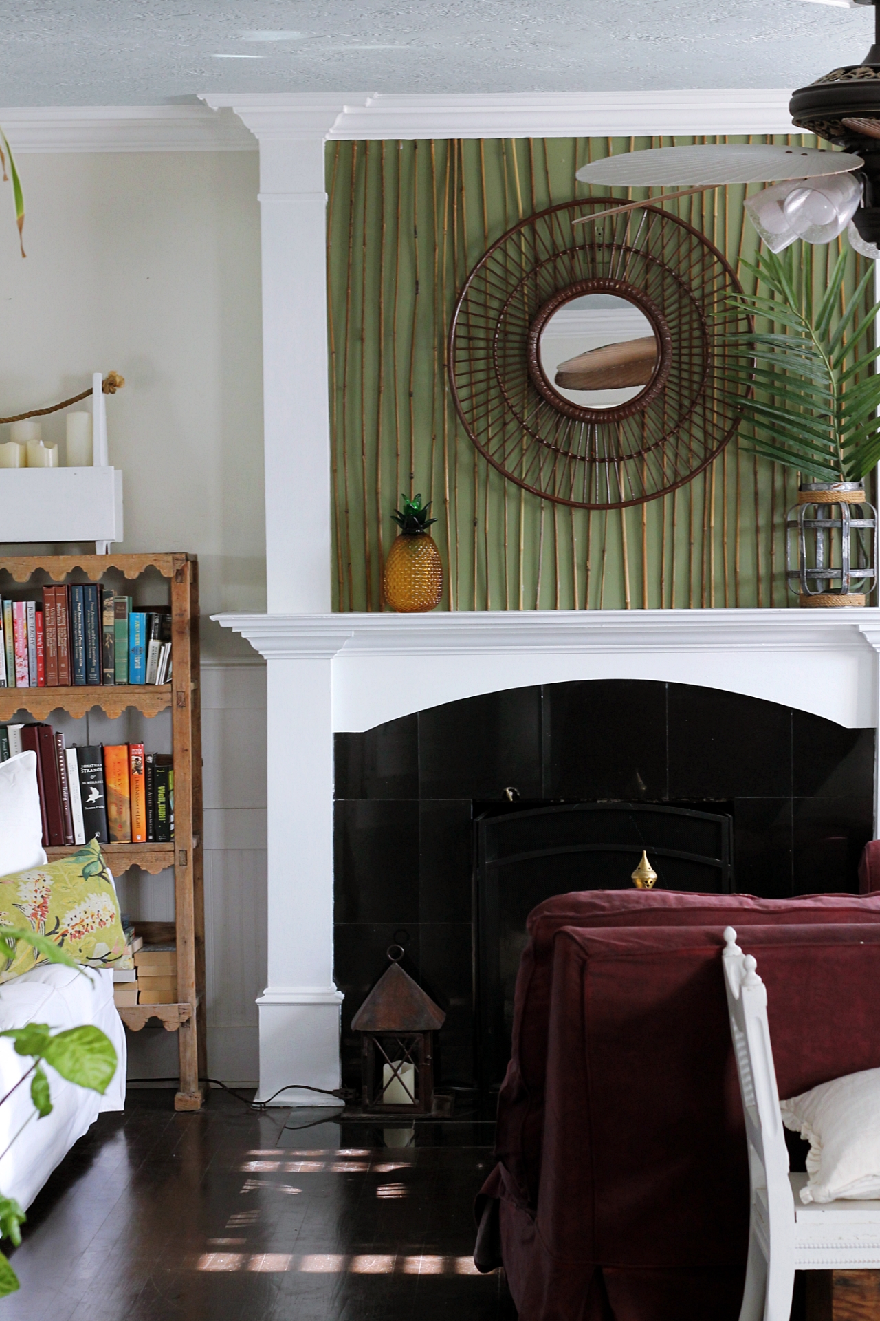 How I added Bamboo to my Fireplace