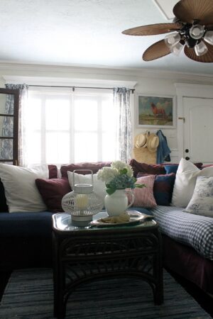Image showcasing Summer Vibes in my Living Room - The Wicker House