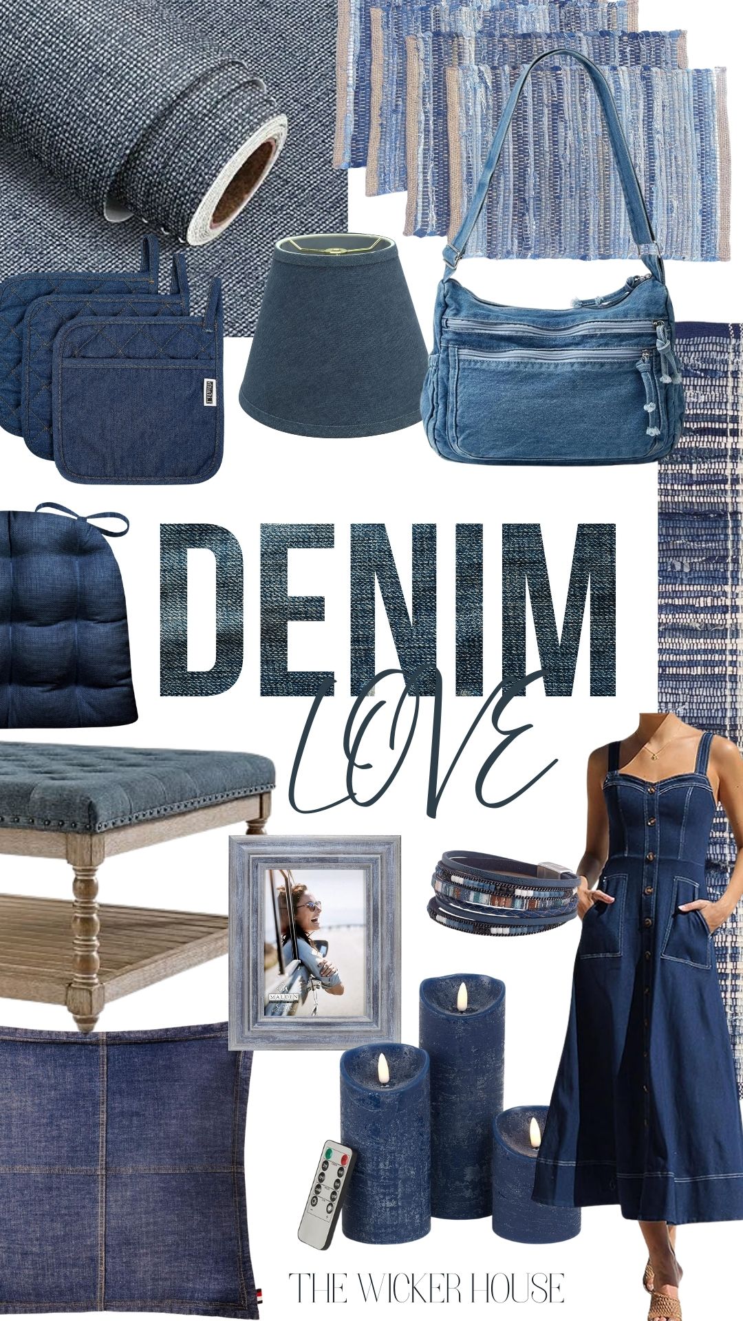 Denim Home Decor and Other Denim favorites from Amazon