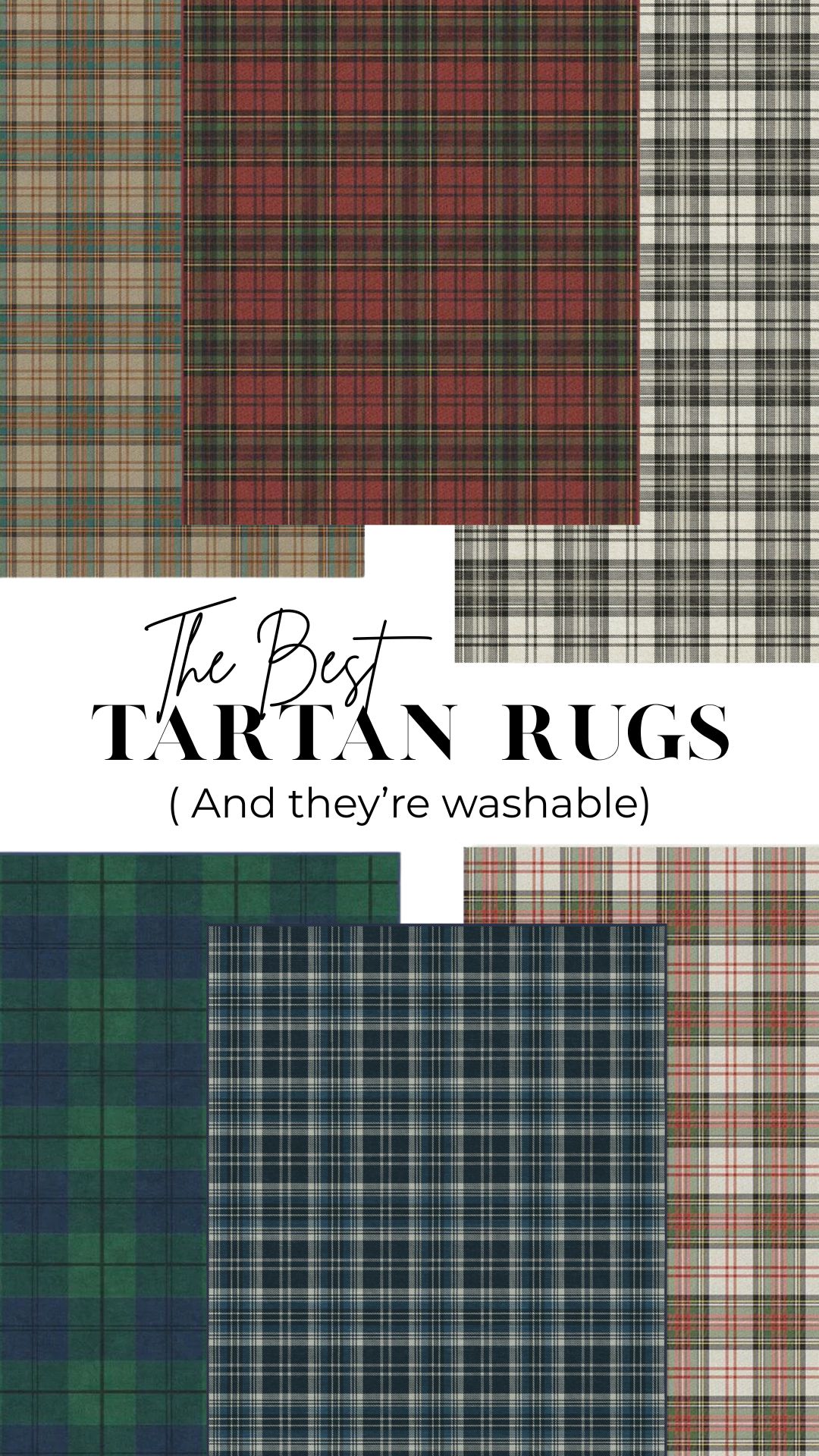 The Best Tartan Rugs – and they are Washable