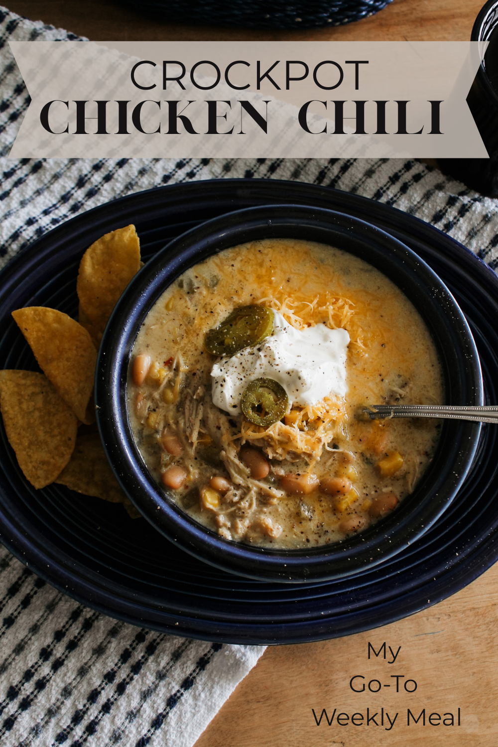 Crockpot White Chicken Chili- The Recipe I Keep making over and over again