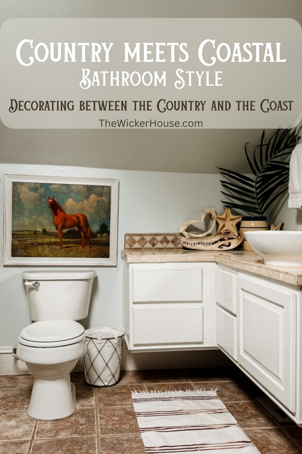 Between the Country and the Coast – A Collected Bathroom Moment