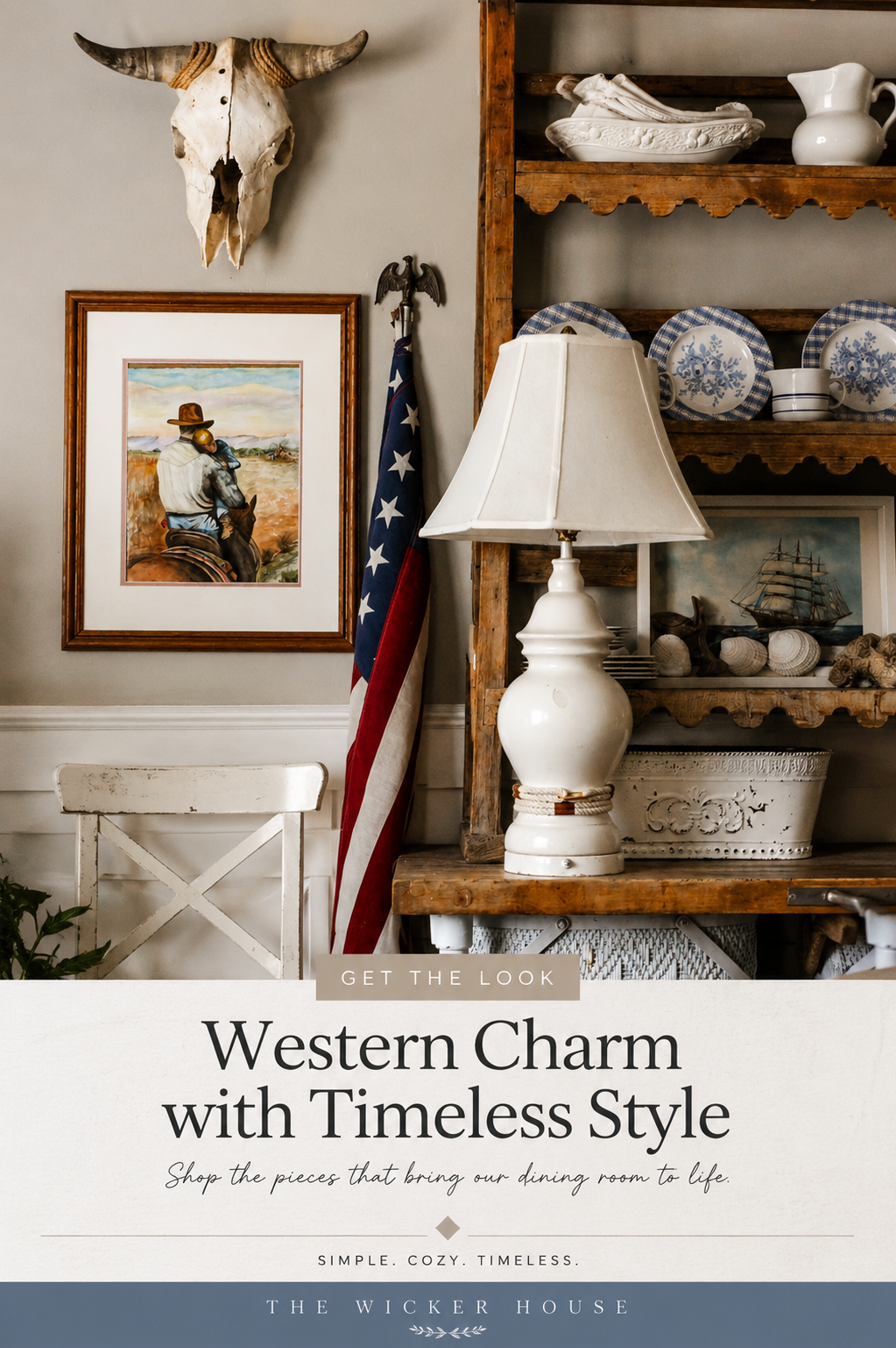 A Collected Western Coastal Dining Room