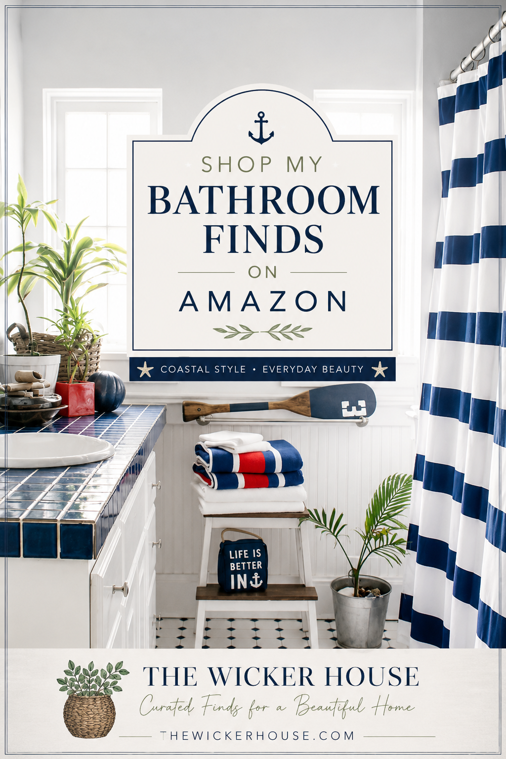 Coastal Bathroom Decor: My Favorite Amazon Finds