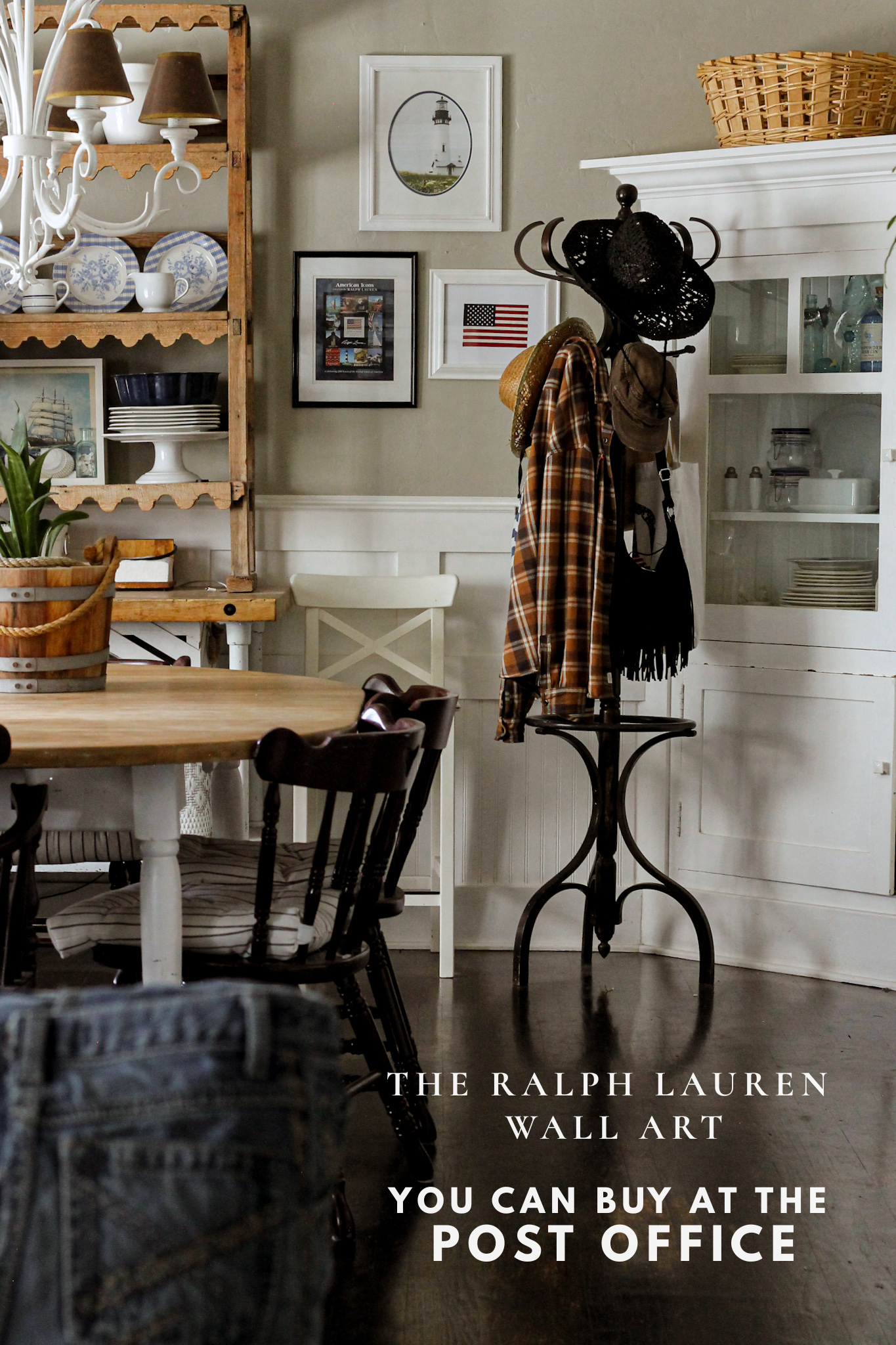 How I Created Ralph Lauren Style Wall Art Using Forever Stamps